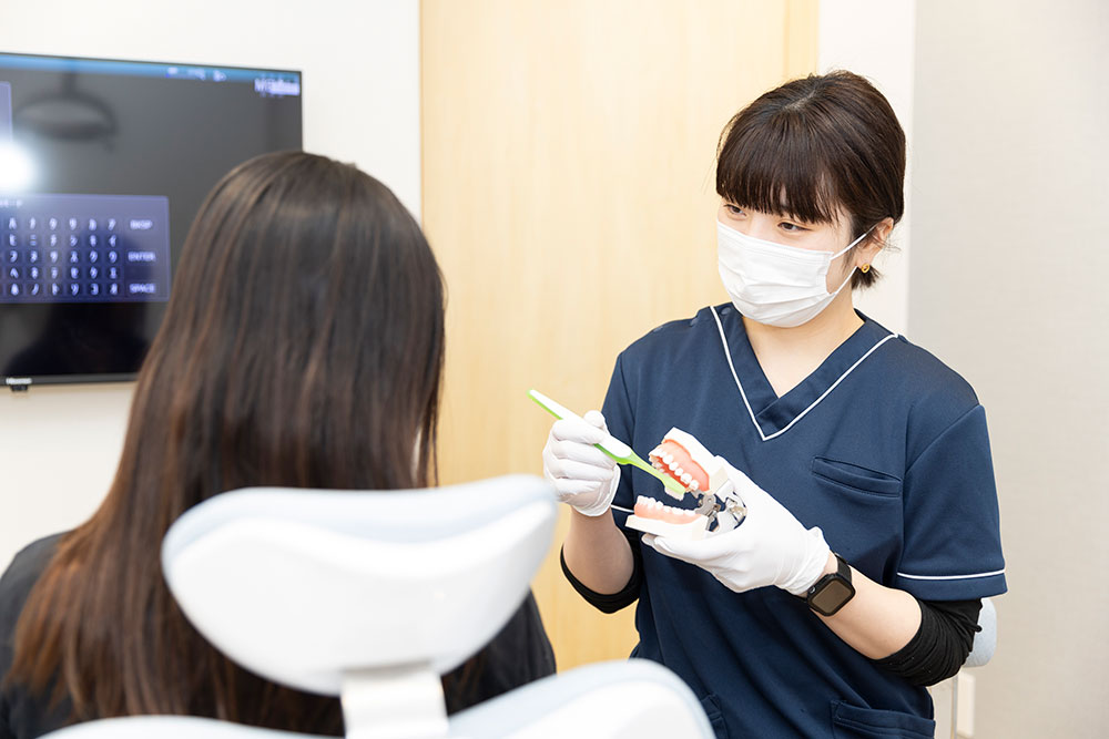 ブラッシング指導